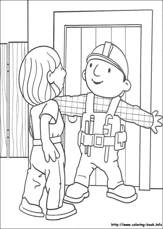 Bob the Builder coloring picture